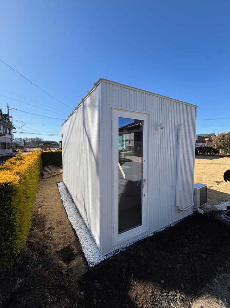 清潔感あるサロンをご自宅のお庭に！